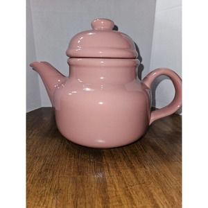 VTG 1983 RONDO Teapot & Lid Dusty Rose 7" By Gailstyn-Sutton Made In Japan VGUC